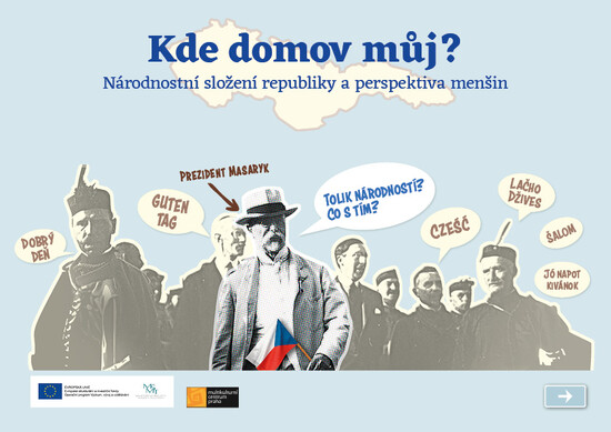 Online vyučovací hodina: Národnostní složení obyvatel republiky a perspektiva menšin