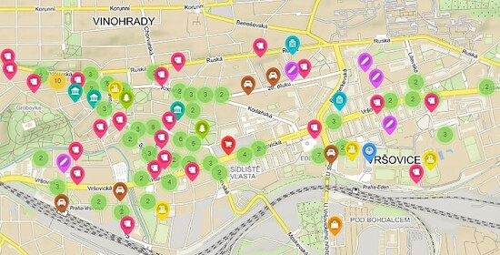 Vytvořte se svými žáky mapu pomoci